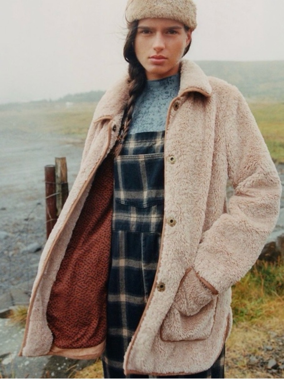 Anthropologie Jacket Women’s Small Amina Jacket Sherpa Teddy Coat